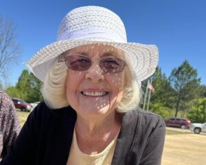Senior woman smiling